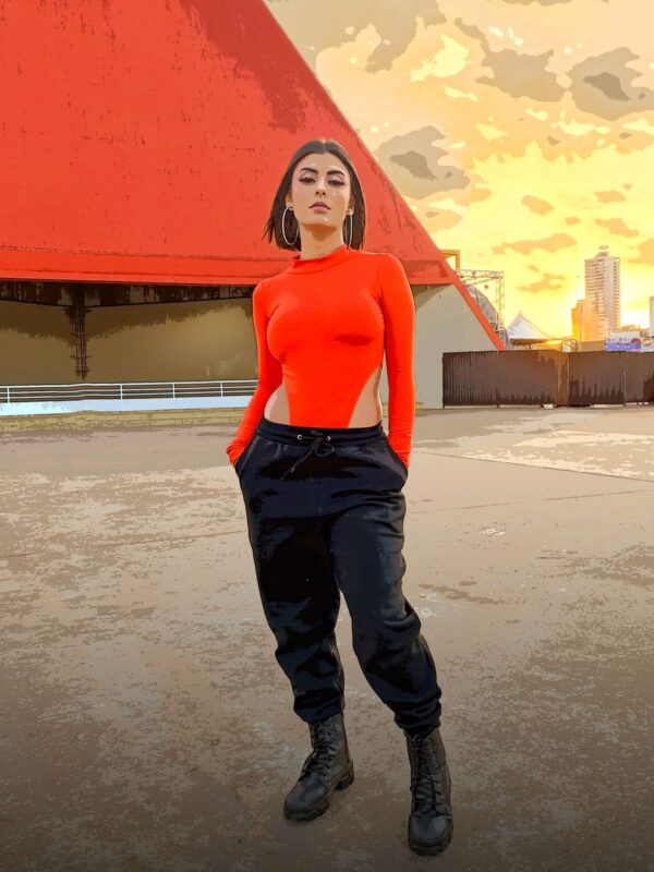 Body Infinity Gola Alta Manga Longa Ref: 37