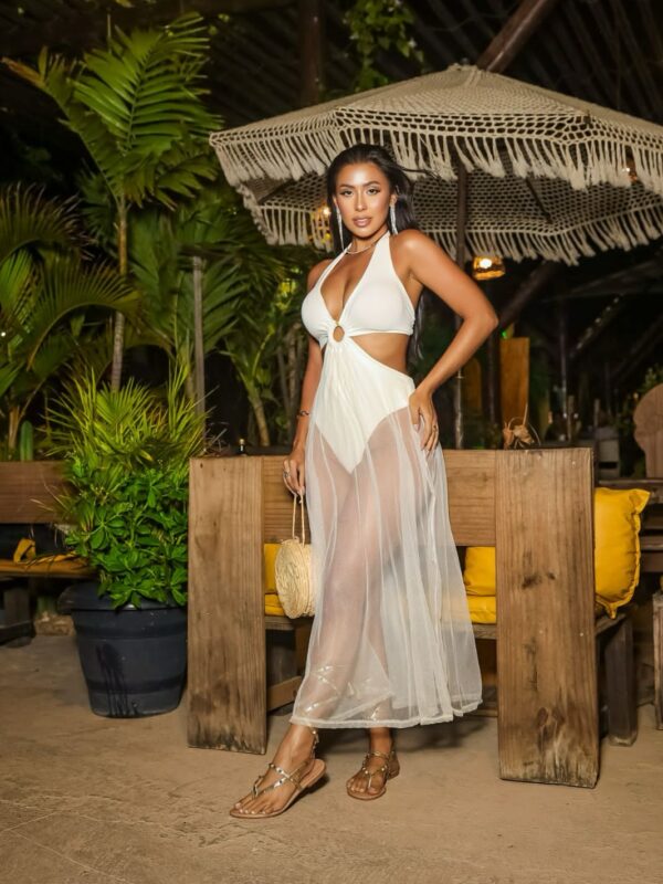 Vestido De Praia Moana Ref 514