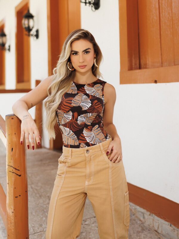 Gola Canoa Estampa Costela De Adão Ref: 79