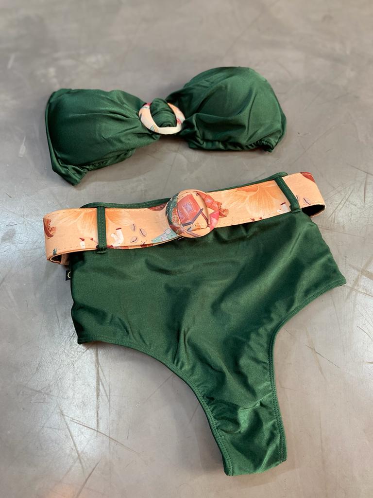 Conjunto Hot Pants Cinto Estampado Ref: 171 - Imagem 4